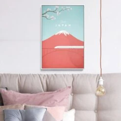 Heart Wall Art Store -Heart Wall Art Store Japan by Henry Rivers Stretched Canvas Print or Framed Fine Art Print Artwork Vintage Inspired Travel Poster I Heart Wall Art Australia 1694670171326