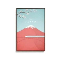 Japan By Henry Rivers - Stretched Canvas Print Or Framed Fine Art Print - Artwork- Vintage Inspired Travel Poster(Japan By Henry Rivers Stretched Canvas Print Or Framed Fine Art Print Artwork Vintage Inspired Travel Poster 354213822) -Heart Wall Art Store Japan by Henry Rivers Stretched Canvas Print or Framed Fine Art Print Artwork Vintage Inspired Travel Poster I Heart Wall Art Australia 1694670179560