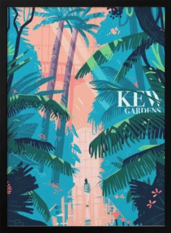 Kew Gardens - Stretched Canvas, Poster Or Fine Art Print(Kew Gardens Stretched Canvas Poster Or Fine Art Print)