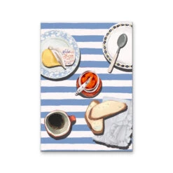 Kitchen Still Life XVIII - Jam & Butter, Stretched Canvas Or Wall Art Print(Kitchen Still Life Xviii Jam Butter Stretched Canvas Or Wall Art Print)