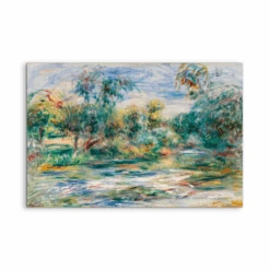 Landscape (Paysage) 1917by Renoir - Fine Art Or Canvas Print(Landscape Paysage 1917 By Renoir Fine Art Or Canvas Print) -Heart Wall Art Store Landscape by Renoir Landscape by Renoir Stretched Canvas Landscape.psd Landscape by Renoir 4