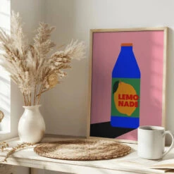 Lemo Nade - Stretched Canvas, Poster Or Fine Art Print(Lemo Nade Stretched Canvas Poster Or Fine Art Print) -Heart Wall Art Store Lemo Nade Stretched Canvas Poster or Fine Art Print I Heart Wall Art 47802039