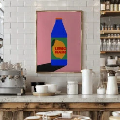 Lemo Nade - Stretched Canvas, Poster Or Fine Art Print(Lemo Nade Stretched Canvas Poster Or Fine Art Print) -Heart Wall Art Store Lemo Nade Stretched Canvas Poster or Fine Art Print I Heart Wall Art 47802267