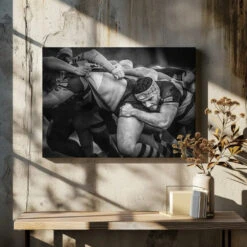 Melé - Stretched Canvas, Poster Or Fine Art Print(Mele Stretched Canvas Poster Or Fine Art Print) -Heart Wall Art Store Mele Stretched Canvas Poster or Fine Art Print I Heart Wall Art 45703193