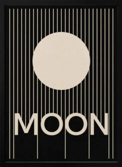 Moon - Stretched Canvas, Poster Or Fine Art Print(Moon Stretched Canvas Poster Or Fine Art Print)