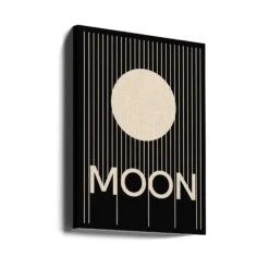 Moon - Stretched Canvas, Poster Or Fine Art Print(Moon Stretched Canvas Poster Or Fine Art Print) -Heart Wall Art Store Moon Stretched Canvas Poster or Fine Art Print I Heart Wall Art 47846530