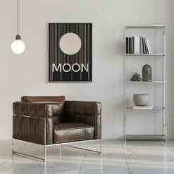 Moon - Stretched Canvas, Poster Or Fine Art Print(Moon Stretched Canvas Poster Or Fine Art Print) -Heart Wall Art Store Moon Stretched Canvas Poster or Fine Art Print I Heart Wall Art 47847140