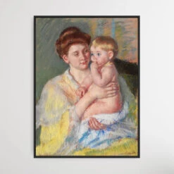 Mother & Son (1919) By Mary Cassatt(Mother Son 1919 By Mary Cassatt)
