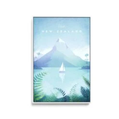 New Zealand By Henry Rivers - Stretched Canvas Print Or Framed Fine Art Print - Artwork- Vintage Inspired Travel Poster(New Zealand By Henry Rivers Stretched Canvas Print Or Framed Fine Art Print Artwork Vintage Inspired Travel Poster 354214235) -Heart Wall Art Store New Zealand by Henry Rivers Stretched Canvas Print or Framed Fine Art Print Artwork Vintage Inspired Travel Poster I Heart Wall Art Australia 1694672518839