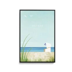 Ostsee By Henry Rivers - Stretched Canvas Print Or Framed Fine Art Print - Artwork- Vintage Inspired Travel Poster(Ostsee By Henry Rivers Stretched Canvas Print Or Framed Fine Art Print Artwork Vintage Inspired Travel Poster 354214240)