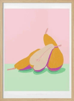 Pandc Pears Copy - Stretched Canvas, Poster Or Fine Art Print(Pandc Pears Copy Stretched Canvas Poster Or Fine Art Print) -Heart Wall Art Store Pandc Pears Copy Stretched Canvas Poster or Fine Art Print I Heart Wall Art 46467647