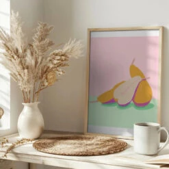 Pandc Pears Copy - Stretched Canvas, Poster Or Fine Art Print(Pandc Pears Copy Stretched Canvas Poster Or Fine Art Print) -Heart Wall Art Store Pandc Pears Copy Stretched Canvas Poster or Fine Art Print I Heart Wall Art 46467886