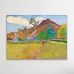 Paul Gauguin's Tahitian Landscape (1891)(Paul Gauguins Tahitian Landscape 1891)