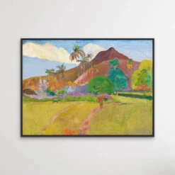 Paul Gauguin's Tahitian Landscape (1891)(Paul Gauguins Tahitian Landscape 1891) -Heart Wall Art Store Paul Gauguin s Tahitian Landscape 1891 I Heart Wall Art Australia 1670206591