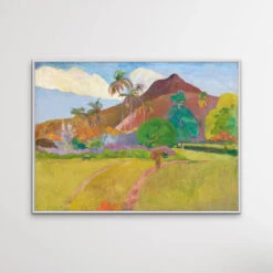 Paul Gauguin's Tahitian Landscape (1891)(Paul Gauguins Tahitian Landscape 1891) -Heart Wall Art Store Paul Gauguin s Tahitian Landscape 1891 I Heart Wall Art Australia 1670206595