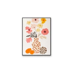 Animal Print Flora - Vase Of Flowers Stretched Canvas Or Wall Art Print(Animal Print Flora Vase Of Flowers Stretched Canvas Or Wall Art Print) -Heart Wall Art Store Photo10 2 2025 11433pm