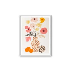 Animal Print Flora - Vase Of Flowers Stretched Canvas Or Wall Art Print(Animal Print Flora Vase Of Flowers Stretched Canvas Or Wall Art Print) -Heart Wall Art Store Photo10 2 2025 11455pm