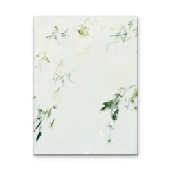 Lost Leaves - Abstract Green Leaf, Stretched Canvas Or Wall Art Print(Lost Leaves Abstract Green Leaf Stretched Canvas Or Wall Art Print 1)