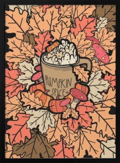 Pumpkin Spice - Stretched Canvas, Poster Or Fine Art Print(Pumpkin Spice Stretched Canvas Poster Or Fine Art Print)