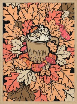 Pumpkin Spice - Stretched Canvas, Poster Or Fine Art Print(Pumpkin Spice Stretched Canvas Poster Or Fine Art Print) 14 Pumpkin Spice - Stretched Canvas, Poster Or Fine Art Print(Pumpkin Spice Stretched Canvas Poster Or Fine Art Print) -Heart Wall Art Store Pumpkin Spice Stretched Canvas Poster or Fine Art Print I Heart Wall Art 45759658