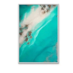 Rocky Shoreline - Aerial Coastal Artwork By Petra Meikle De Vlas(Rocky Shoreline Aerial Coastal Artwork By Petra Meikle De Vlas) -Heart Wall Art Store Rocky Shoreline Aerial Coastal Artwork by Petra Meikle de Vlas I Heart Wall Art Australia 48213521