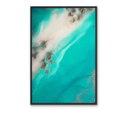 Rocky Shoreline - Aerial Coastal Artwork By Petra Meikle De Vlas(Rocky Shoreline Aerial Coastal Artwork By Petra Meikle De Vlas) -Heart Wall Art Store Rocky Shoreline Aerial Coastal Artwork by Petra Meikle de Vlas I Heart Wall Art Australia 48213885