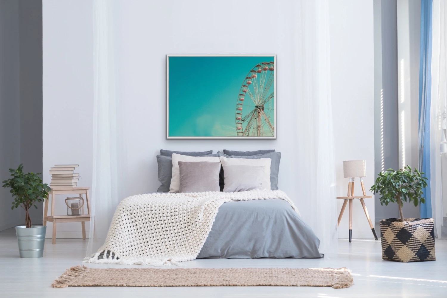 Round And Round - Vintage Ferris Wheel Framed Canvas Wall Art(Round And Round Vintage Ferris Wheel Framed Canvas Wall Art) 2 Round And Round - Vintage Ferris Wheel Framed Canvas Wall Art(Round And Round Vintage Ferris Wheel Framed Canvas Wall Art) - Image 2