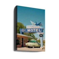 Route 66 - Stretched Canvas, Poster Or Fine Art Print(Route 66 Stretched Canvas Poster Or Fine Art Print) -Heart Wall Art Store Route 66 Stretched Canvas Poster or Fine Art Print I Heart Wall Art 43395980