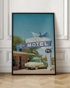Route 66 - Stretched Canvas, Poster Or Fine Art Print(Route 66 Stretched Canvas Poster Or Fine Art Print) -Heart Wall Art Store Route 66 Stretched Canvas Poster or Fine Art Print I Heart Wall Art 43396165
