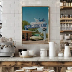 Route 66 - Stretched Canvas, Poster Or Fine Art Print(Route 66 Stretched Canvas Poster Or Fine Art Print) -Heart Wall Art Store Route 66 Stretched Canvas Poster or Fine Art Print I Heart Wall Art 43396213