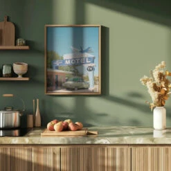 Route 66 - Stretched Canvas, Poster Or Fine Art Print(Route 66 Stretched Canvas Poster Or Fine Art Print) -Heart Wall Art Store Route 66 Stretched Canvas Poster or Fine Art Print I Heart Wall Art 43396478