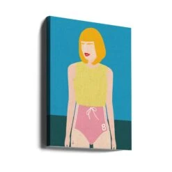 Runner Girl - Stretched Canvas, Poster Or Fine Art Print(Runner Girl Stretched Canvas Poster Or Fine Art Print) -Heart Wall Art Store Runner Girl Stretched Canvas Poster or Fine Art Print I Heart Wall Art 47857357