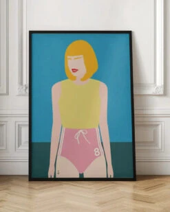 Runner Girl - Stretched Canvas, Poster Or Fine Art Print(Runner Girl Stretched Canvas Poster Or Fine Art Print) -Heart Wall Art Store Runner Girl Stretched Canvas Poster or Fine Art Print I Heart Wall Art 47857566