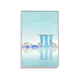 Singapore By Henry Rivers - Stretched Canvas Print Or Framed Fine Art Print - Artwork- Vintage Inspired Travel Poster(Singapore By Henry Rivers Stretched Canvas Print Or Framed Fine Art Print Artwork Vintage Inspired Travel Poster 354217748) -Heart Wall Art Store Singapore by Henry Rivers Stretched Canvas Print or Framed Fine Art Print Artwork Vintage Inspired Travel Poster I Heart Wall Art Australia 1691986217722