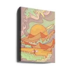 Space Shore - Stretched Canvas, Poster Or Fine Art Print(Space Shore Stretched Canvas Poster Or Fine Art Print) -Heart Wall Art Store Space shore Stretched Canvas Poster or Fine Art Print I Heart Wall Art 45733327