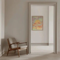 Space Shore - Stretched Canvas, Poster Or Fine Art Print(Space Shore Stretched Canvas Poster Or Fine Art Print) -Heart Wall Art Store Space shore Stretched Canvas Poster or Fine Art Print I Heart Wall Art 45734149