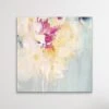 Spring - Abstract Square Canvas Floral Print(Spring Abstract Square Canvas Floral Print)