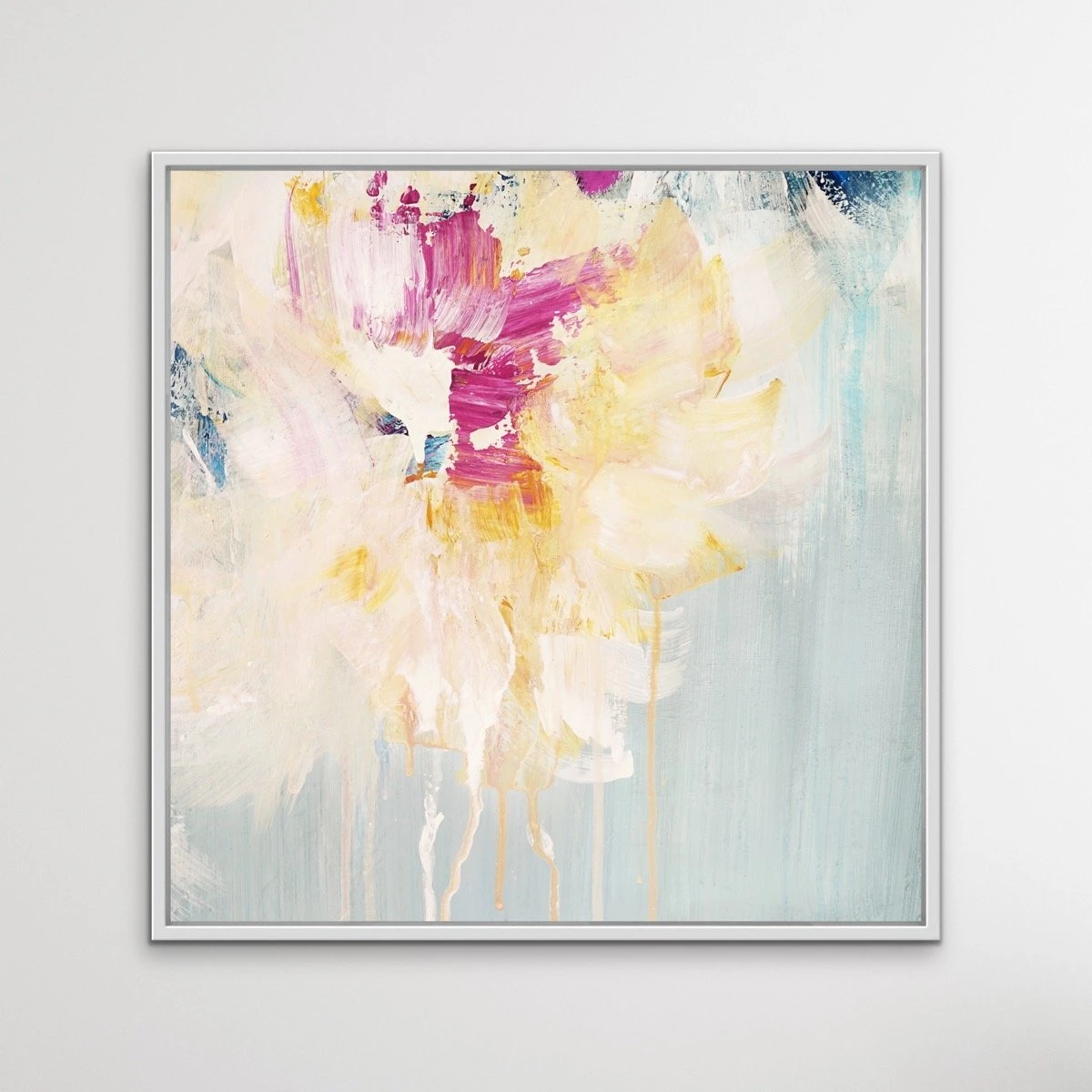 Spring - Abstract Square Canvas Floral Print(Spring Abstract Square Canvas Floral Print) 4 Spring - Abstract Square Canvas Floral Print(Spring Abstract Square Canvas Floral Print) - Image 4