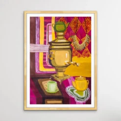 Stay For Tea - Colourful Still Life By Valentin Ivansov(Stay For Tea Colourful Still Life By Valentin Ivansov 1) -Heart Wall Art Store Stay For Tea Colourful Still Life by Valentin Ivansov I Heart Wall Art Australia 1652417783