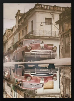 Streets Of Havana, Cuba - Stretched Canvas, Poster Or Fine Art Print(Streets Of Havana Cuba Stretched Canvas Poster Or Fine Art Print 1)