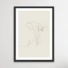 The Dancer Style G - Black And White Line Drawing Prints(Mws_apo_1_the Dancer Style G Black And White Line Drawing Prints)