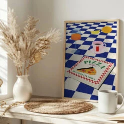 The Italian Menu - Stretched Canvas, Poster Or Fine Art Print(The Italian Menu Stretched Canvas Poster Or Fine Art Print) -Heart Wall Art Store The Italian Menu Stretched Canvas Poster or Fine Art Print I Heart Wall Art 47806846