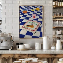 The Italian Menu - Stretched Canvas, Poster Or Fine Art Print(The Italian Menu Stretched Canvas Poster Or Fine Art Print) -Heart Wall Art Store The Italian Menu Stretched Canvas Poster or Fine Art Print I Heart Wall Art 47807059