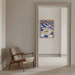 The Italian Menu - Stretched Canvas, Poster Or Fine Art Print(The Italian Menu Stretched Canvas Poster Or Fine Art Print) -Heart Wall Art Store The Italian Menu Stretched Canvas Poster or Fine Art Print I Heart Wall Art 47807582