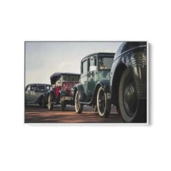 Vintage Cars In Low Angled Shot - Stretched Canvas, Poster Or Fine Art Print(Us Classic Car Impala Convertible 1960 Stretched Canvas Poster Or Fine Art Print 1) -Heart Wall Art Store US classic car impala convertible 1960 Stretched Canvas Poster or Fine Art Print I Heart Wall Art 46513044
