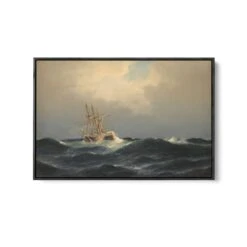 'Unknown' By Carl Bille - Fine Art Or Canvas Print(Unknown By Carl Bille Fine Art Or Canvas Print Copy Copy) -Heart Wall Art Store UnkownbyCarlBille Landscape Stretched Canvas BLACK.psd 05