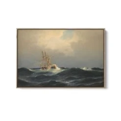 'Unknown' By Carl Bille - Fine Art Or Canvas Print(Unknown By Carl Bille Fine Art Or Canvas Print Copy Copy) -Heart Wall Art Store UnkownbyCarlBille Landscape Stretched Canvas OAK.psd 06