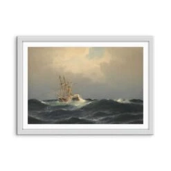 'Unknown' By Carl Bille - Fine Art Or Canvas Print(Unknown By Carl Bille Fine Art Or Canvas Print Copy Copy) -Heart Wall Art Store UnkownbyCarlBille White Frame Mockup Landscape.psd 09