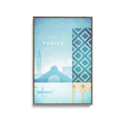 Venice By Henry Rivers - Stretched Canvas Print Or Framed Fine Art Print - Artwork- Vintage Inspired Travel Poster(Venice By Henry Rivers Stretched Canvas Print Or Framed Fine Art Print Artwork Vintage Inspired Travel Poster 354218531) -Heart Wall Art Store Venice by Henry Rivers Stretched Canvas Print or Framed Fine Art Print Artwork Vintage Inspired Travel Poster I Heart Wall Art Australia 1691989492766