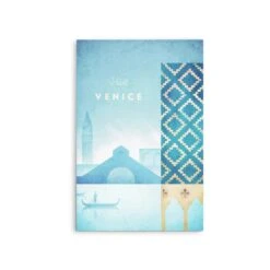 Venice By Henry Rivers - Stretched Canvas Print Or Framed Fine Art Print - Artwork- Vintage Inspired Travel Poster(Venice By Henry Rivers Stretched Canvas Print Or Framed Fine Art Print Artwork Vintage Inspired Travel Poster 354218531) -Heart Wall Art Store Venice by Henry Rivers Stretched Canvas Print or Framed Fine Art Print Artwork Vintage Inspired Travel Poster I Heart Wall Art Australia 1691989499352